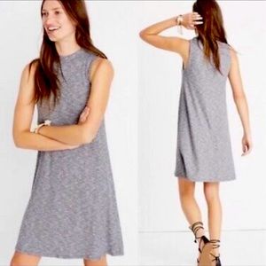 New Madewell ribbed grey dress